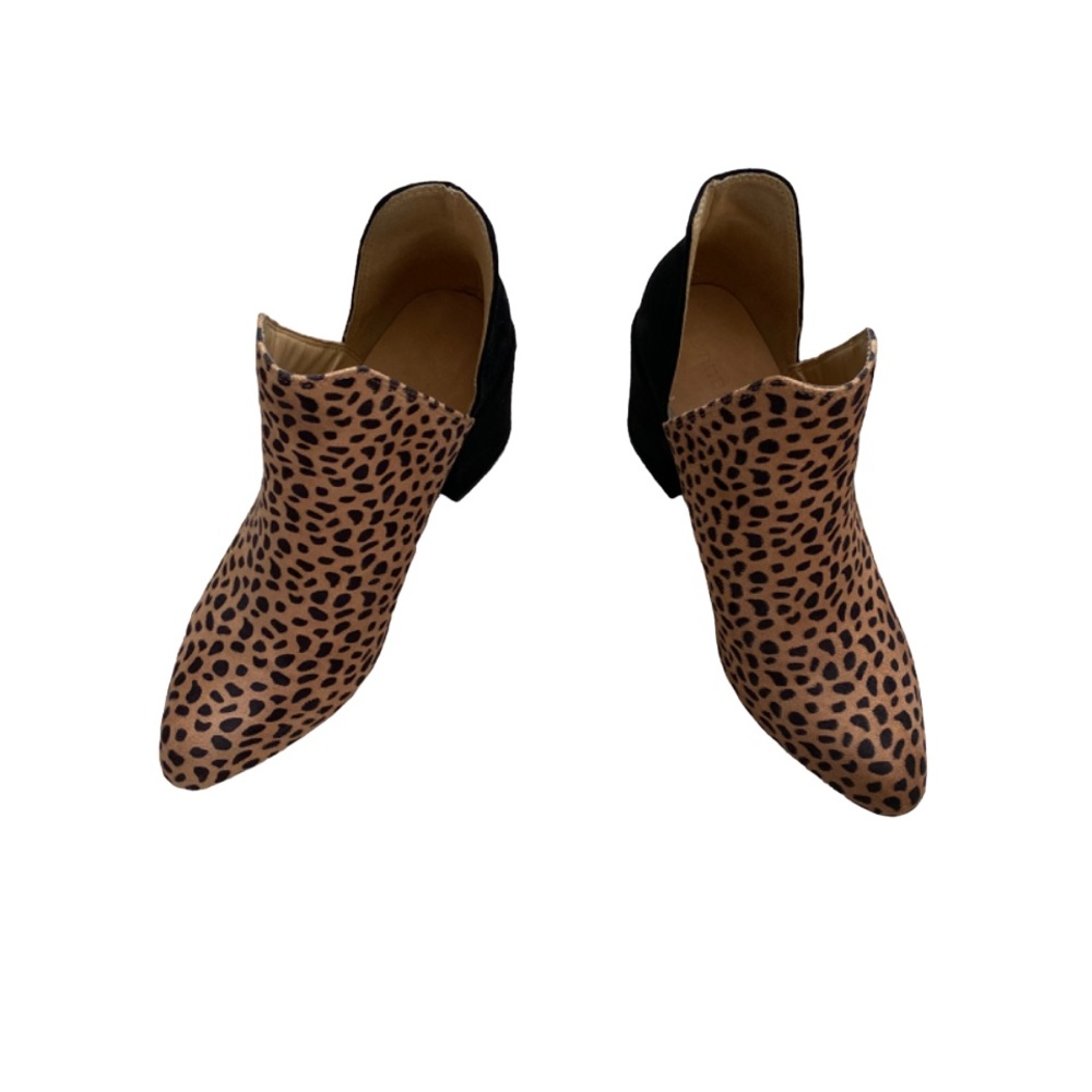 Cheetah Print Booties